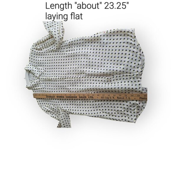 A.L.C. Silk Blouse Cream Multi-Color Pattern Size 2 - Picture 8 of 11